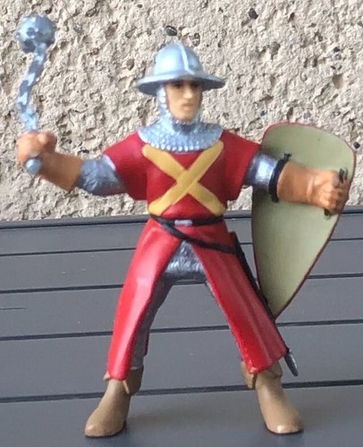 Figurine chevalier avec masse - avec,
