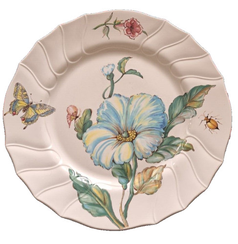 Assiette plate fleur diam - assiette, n°5