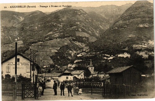 Cpa aiguebelle passage a - cpa,