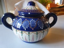 Ancien sucrier  faïence