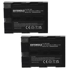 2 Batteries pour Minolta Dynax 7D 5D 1600mAh 7,4V
