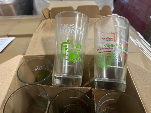 Verres sirop monin pomme - 6,