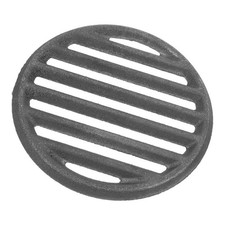  Grille de feu en fonte : plaque de charbon de bois ronde pour barbecue, grille