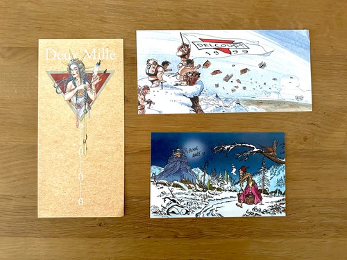 Cartes de voeux delcourt - ,