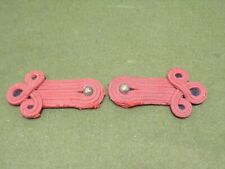 Paire Epaulettes TREFLES ROUGE ARTILLERIE WW1 french original shoulder pads