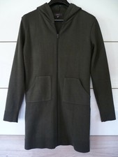 Long Gilet Zippé à Capuche