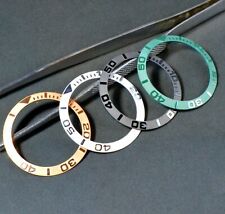 Neuf Chaton Céramique Insert Pour Seiko SKX031/033 Montre Gravé Remplacement