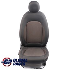 Mini Cooper One F60 Siège avant droit en tissu Firework / Carbon Black