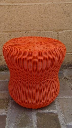 Vintage pouf tabouret - pouf,
