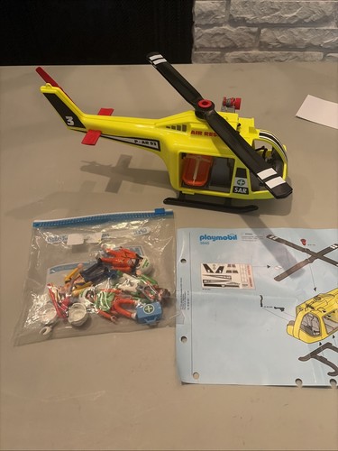 Playmobil yellow helicopter - yellow,