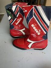 Bottes Moto Diadora Rouge 43
