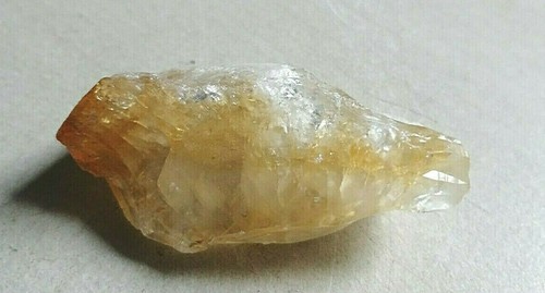 Pointe citrine chauffée brute - pointe,