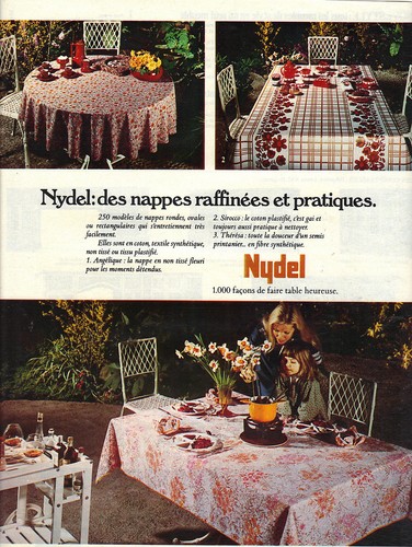 Publicite 1968 nydel nappes - 1968,