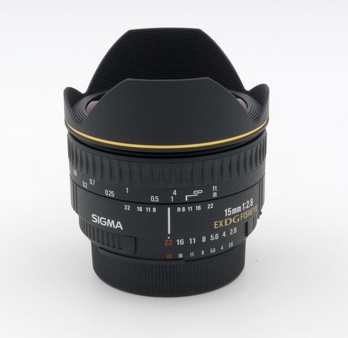 Sigma 15mm ex dg fisheye - f/2.8,