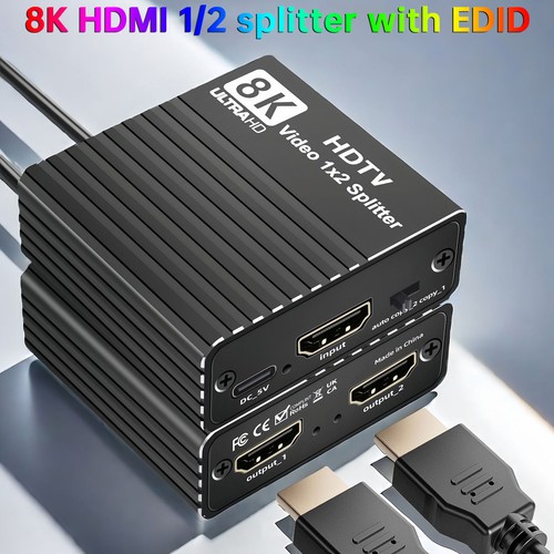 Hdmi splitter hd2 - 2, hd2.1