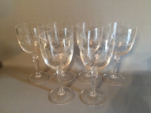 Verres vin rouge - 6, à