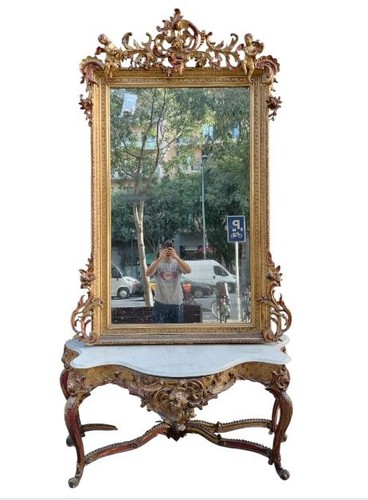 Console miroir style - et,