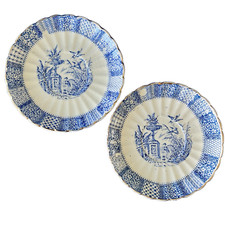 2 Soucoupes Lunéville  Dentelle pour tasses à café 14 cm