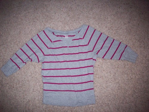 Women pink gray striped - women's,