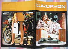 EUROPHON TV GIANO STEREO RADIO BOUTEILLE PEPSI VOV LAMPE CATALOGUE 1973