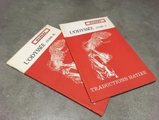 Homère L'ODYSSEE Tomes 1 & 2 TRADUCTIONS HATIER 1960 - CA27B