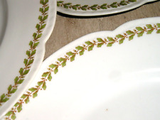 PORCELAINE de LIMOGES - GUERIN WILLIAM 1891 / 1927  - 6 ASSIETTES PLATES - N