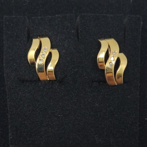 Boucles oreilles 18k 750 - boucles,