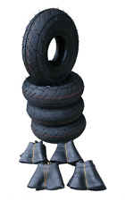 4X Pneus & 4X Tubes 3.00-4 Profil De Route Mini Pocket Quad ATV 50 CCM 2-Tact