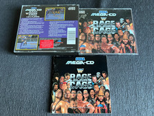 Sega Mega CD/Sega CD  WWF Rage in The Cage boîte/notice SANS CD!