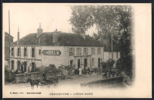 Cpa vendeuvre hôtel - vendeuvre,, l´hôtel
