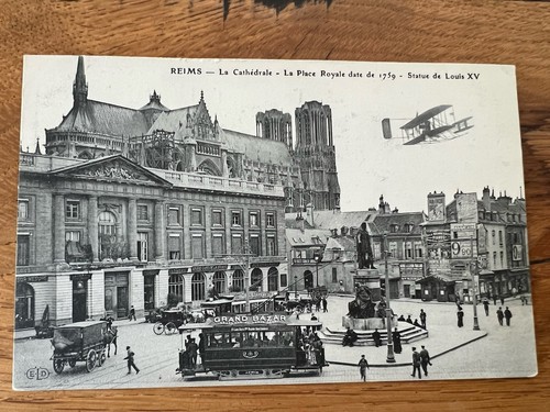 Reims marne carte postale - marne,