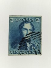 Timbre Classique Belgique n 2 oblt