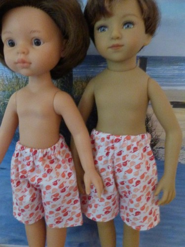 Bermuda short poupée garçon