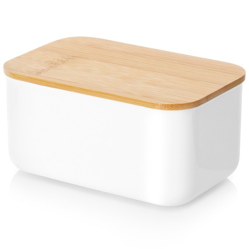 Beurrier acier blanc avec