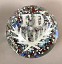 Presse-papier sulfure cristal