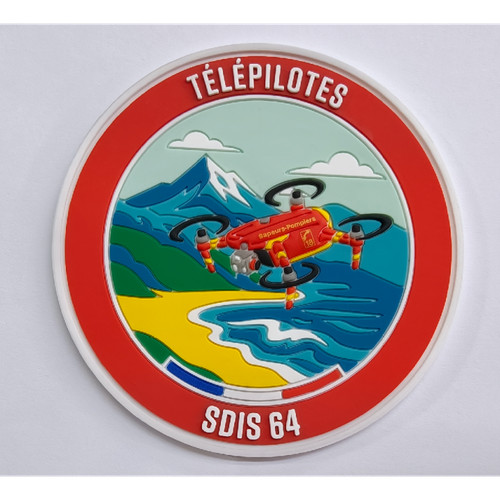 Ecussons pompiers telepilotes - pompiers,