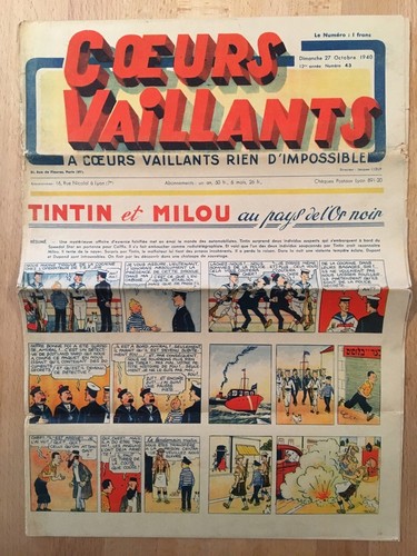 Herge tintin coeurs - herge,