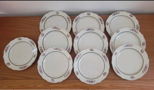Anciennes assiettes plates - anciennes,