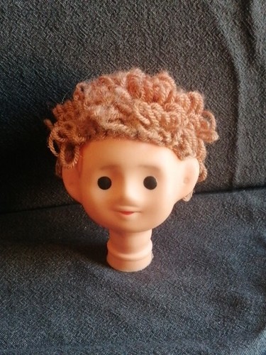 Tête poupee vintage nicolas - tête,
