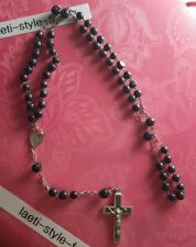 R09110 ancien chapelet noir de