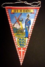 Fanion ancien DYBBØL  Danemark Scandinavie - vintage - en tissu