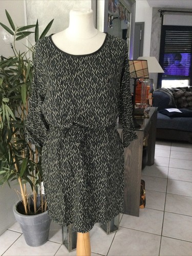 Robe zara taille imprime - zara, m