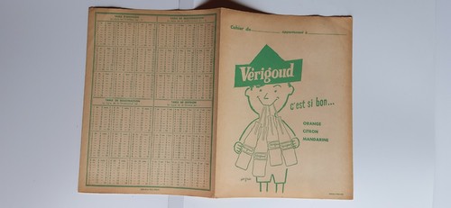Protège cahier vintage