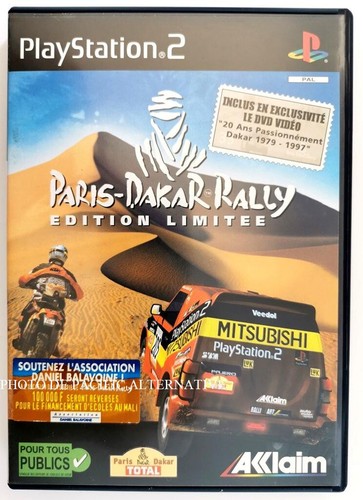 Jeu paris dakar rally édition - paris,