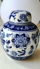 Boîte à thé/gingembre/Potiche décorative forme boule en porcelaine fine Chinoise
