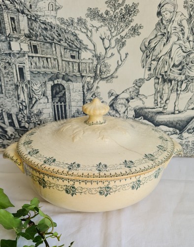 Ancienne soupiere terre de - soupiere,
