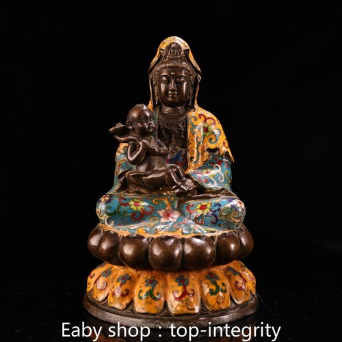 Cloisonne émail bronze - 12",