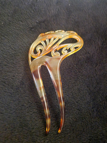 Grand peigne art nouveau - grand,