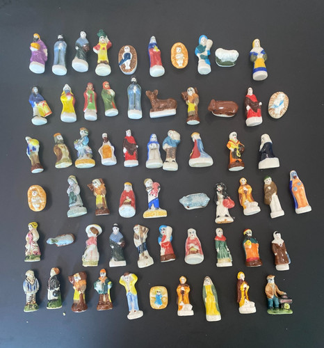 Lot60 feves santons - lot60,