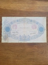 France Billet Ancien 500 Cinq